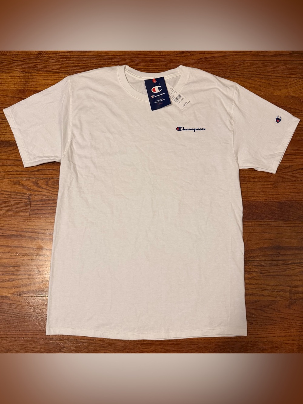 Champion White T-Shirt Medium